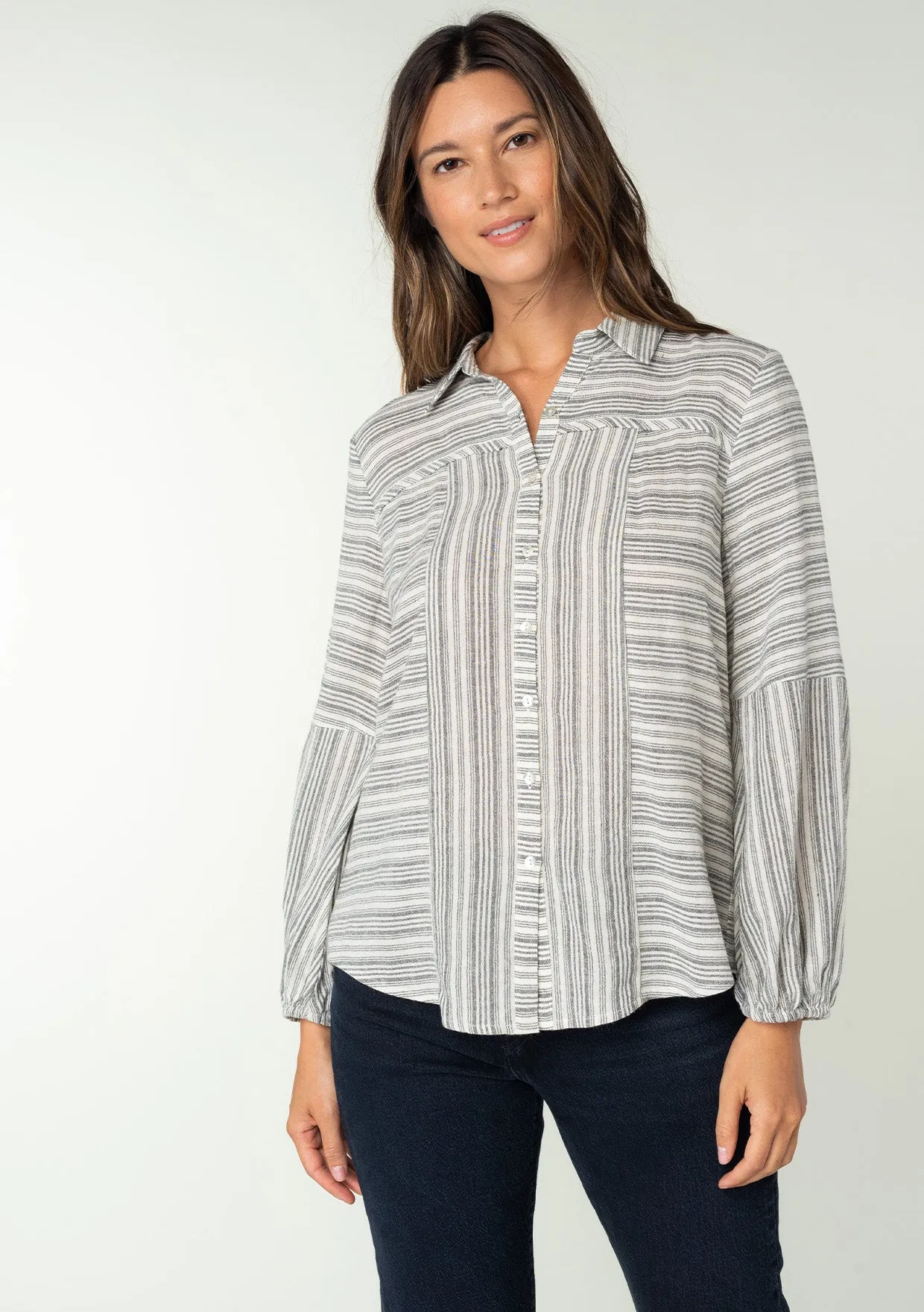Micki Striped Top sold by lovestitch
