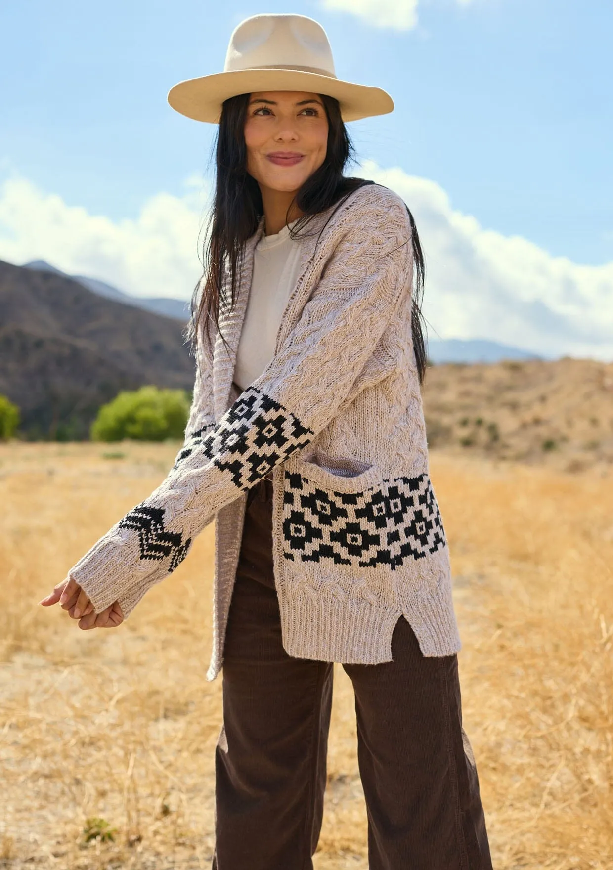 Out West Cardigan sold by lovestitch product image thumbnail 2