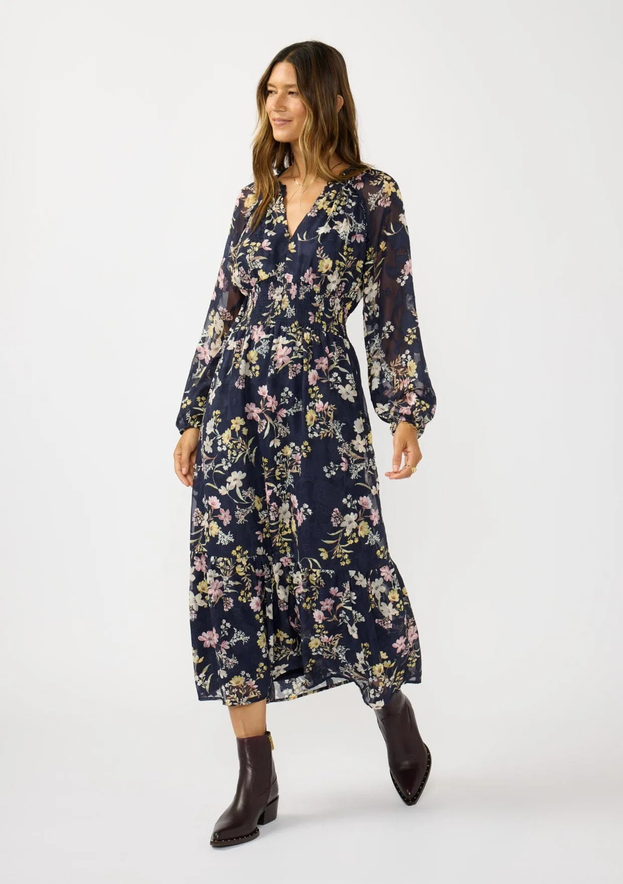 Dusk Serenade Maxi Dress sold by lovestitch product image thumbnail 3