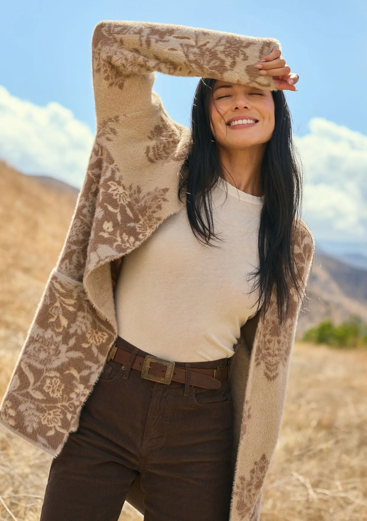 Hazelwood Floral Cardigan sold by lovestitch