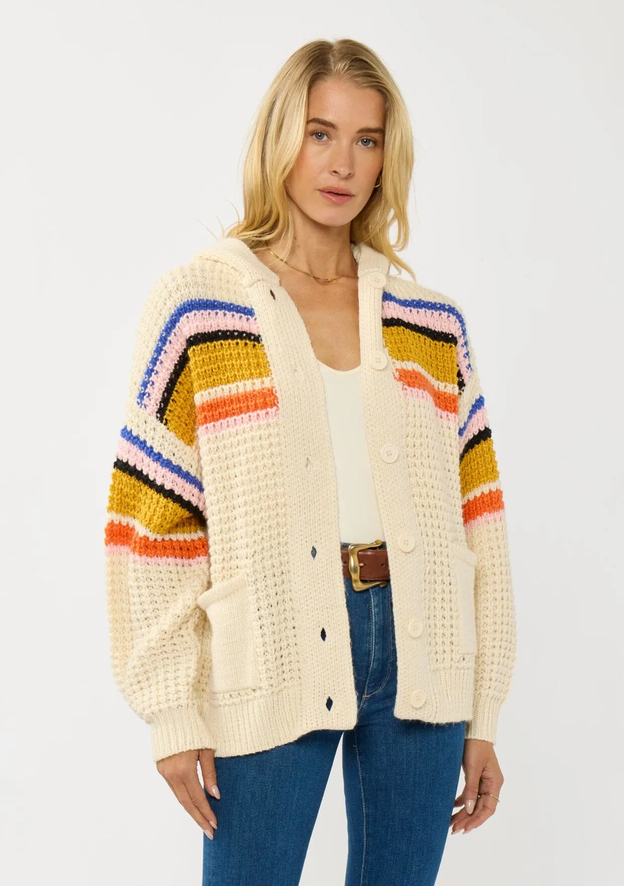 Highland Striped Cardigan sold by lovestitch product image thumbnail 5