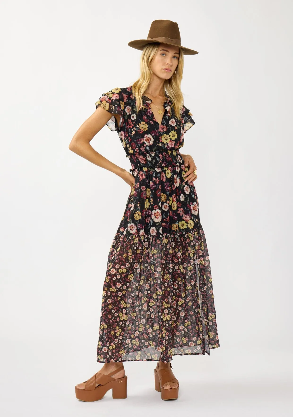Dusk Garden Maxi Dress sold by lovestitch product image thumbnail 5