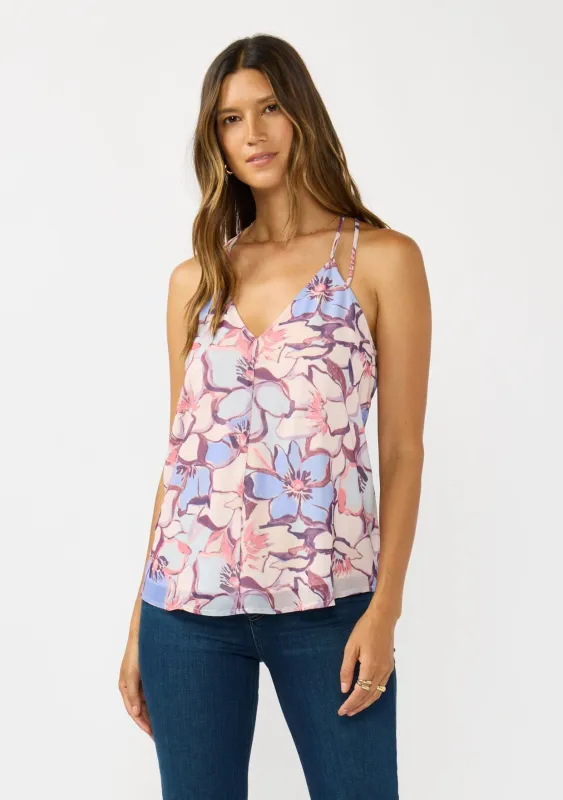 Wisteria Floral Tank Top sold by lovestitch