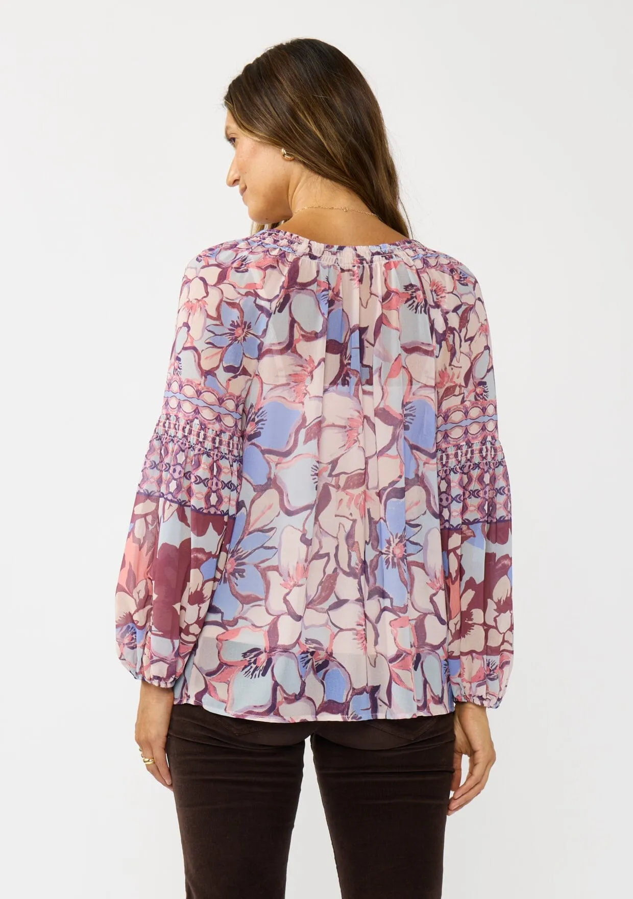 Wisteria Floral Blouse sold by lovestitch product image thumbnail 3