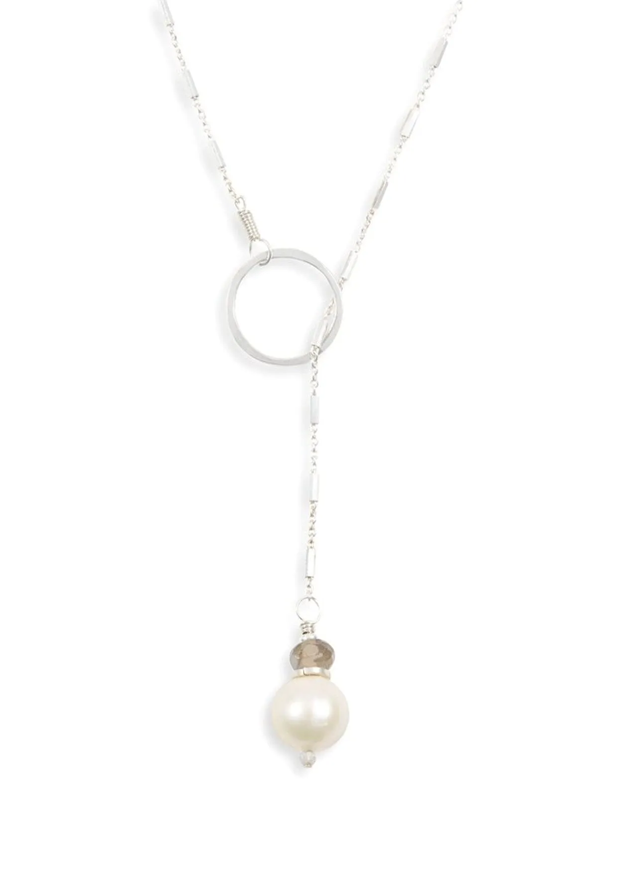 Freshie & Zero - Freshwater Pearl Lariat Necklace sold by lovestitch