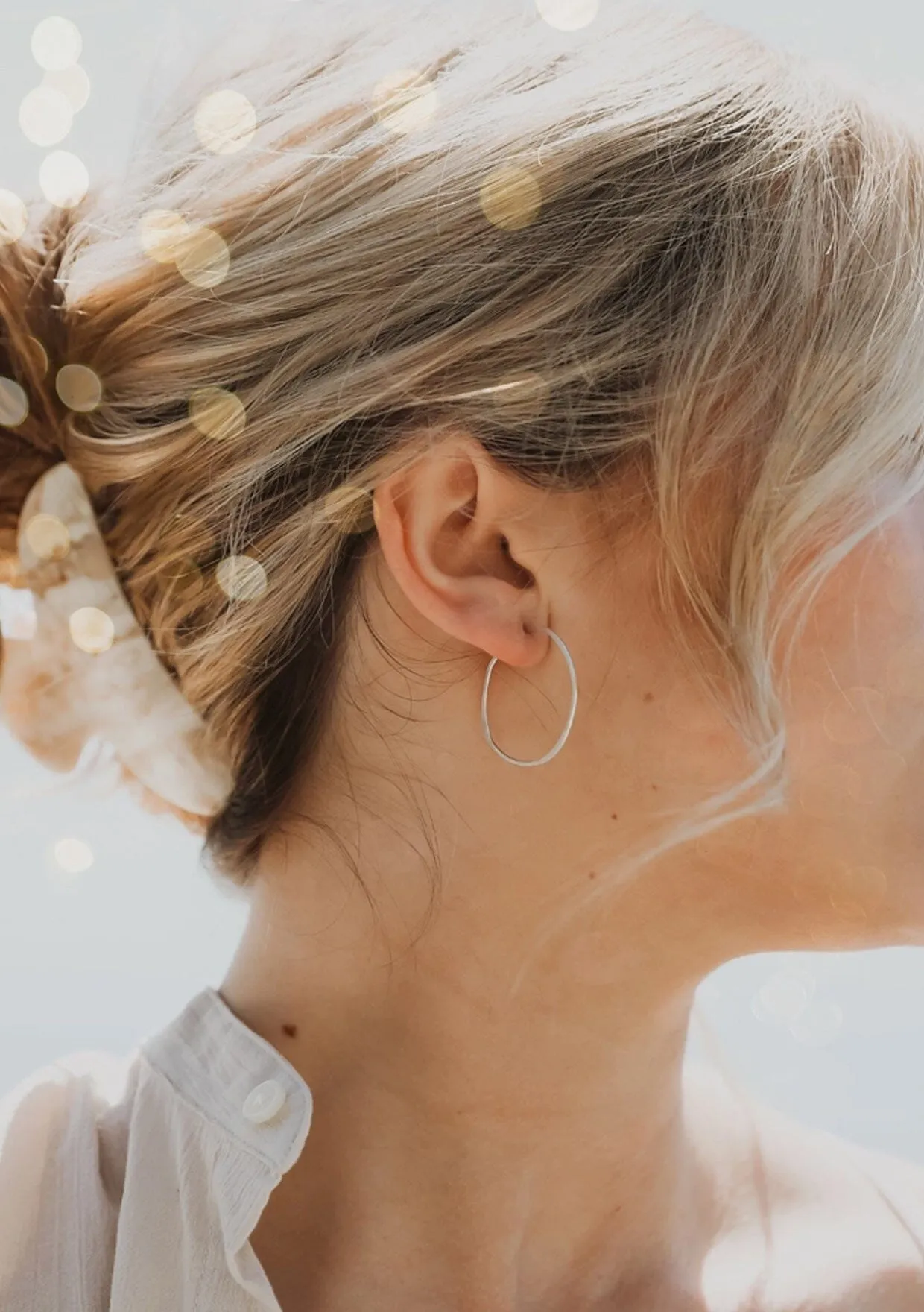 Freshie & Zero - Organic Hoop Earrings sold by lovestitch product image thumbnail 2