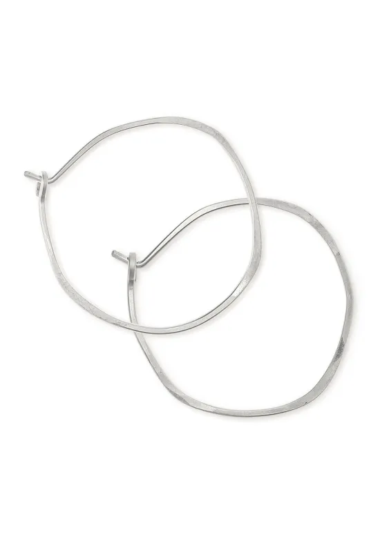 Freshie & Zero - Organic Hoop Earrings sold by lovestitch