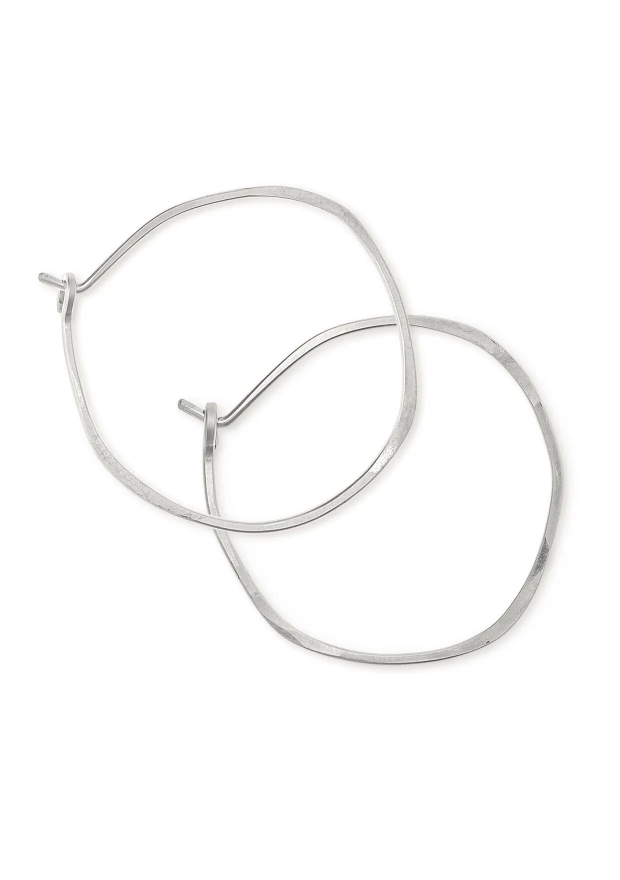 Freshie & Zero - Organic Hoop Earrings sold by lovestitch