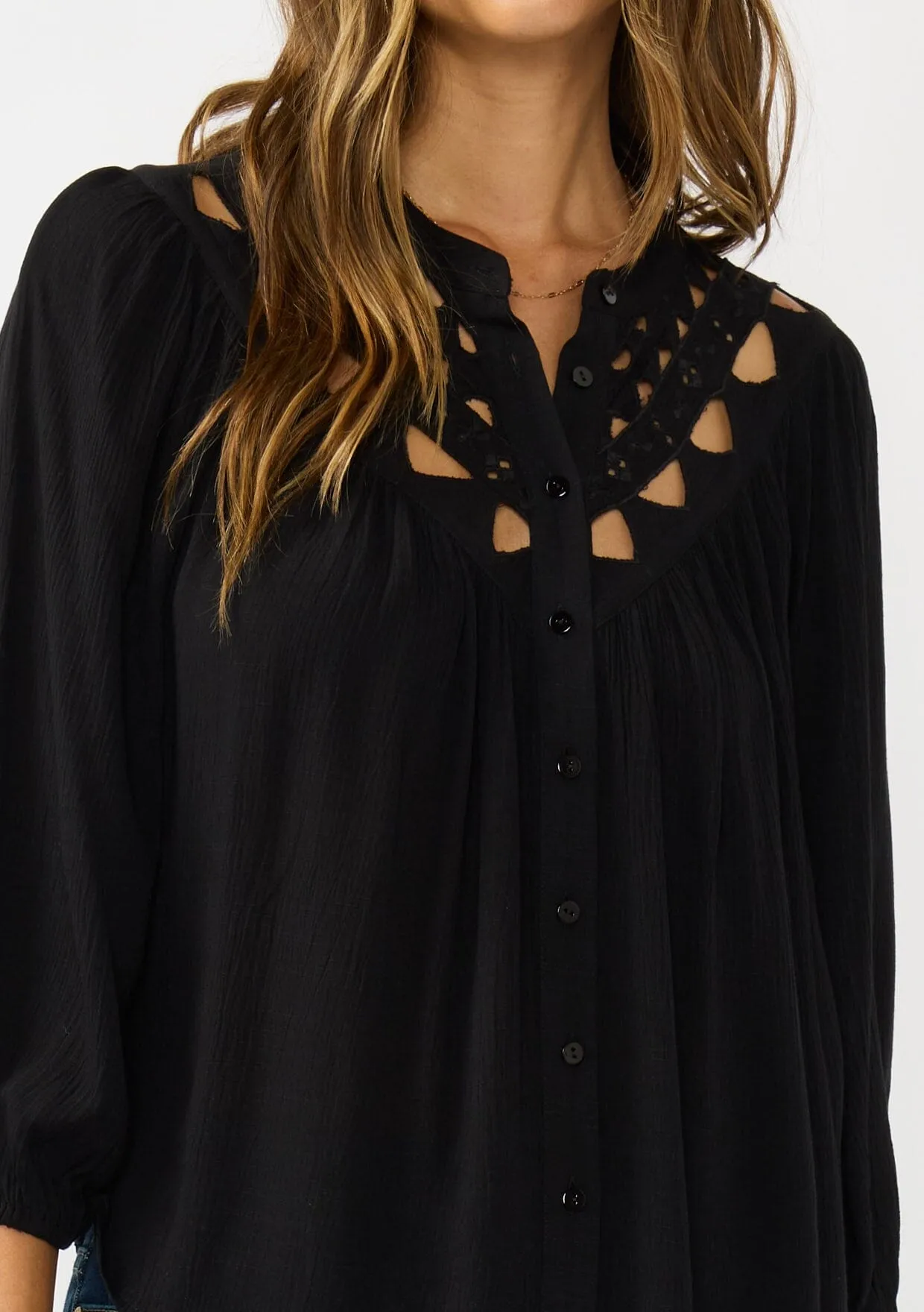 Orlena Cutout Blouse sold by lovestitch product image thumbnail 3