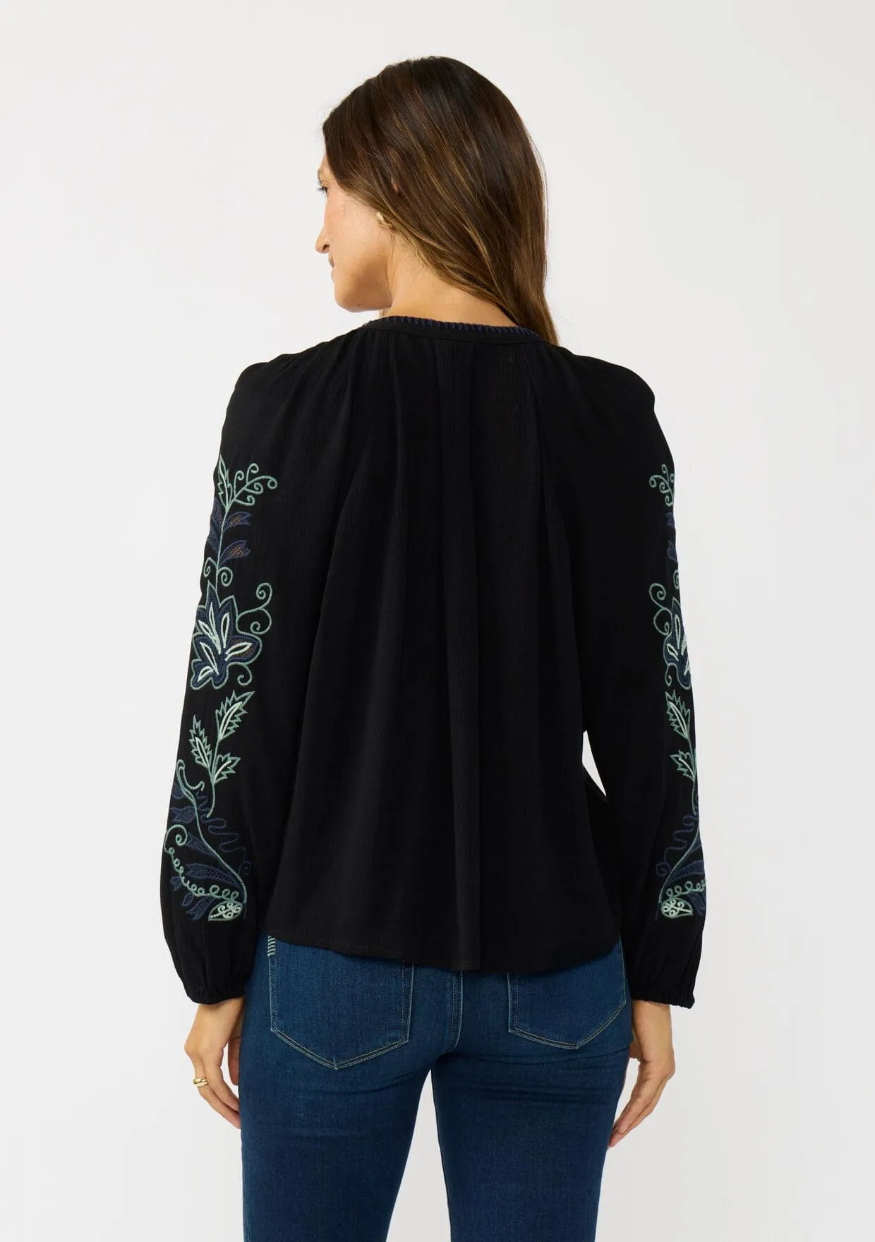 Lenora Embroidered Blouse sold by lovestitch product image thumbnail 4