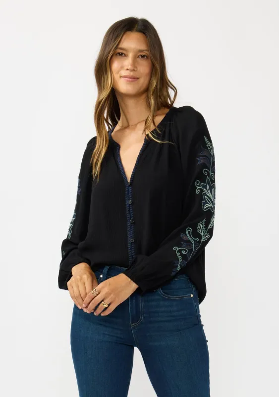 Lenora Embroidered Blouse sold by lovestitch