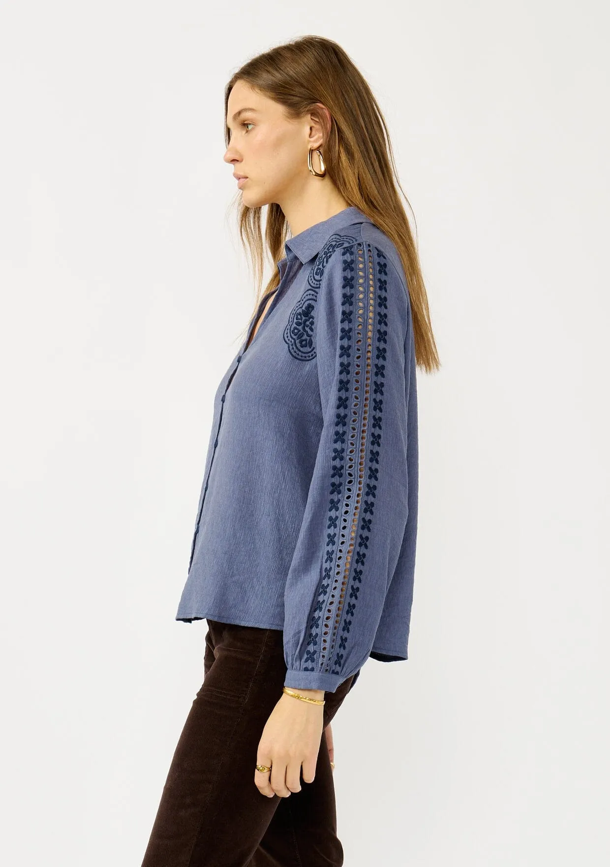 Belinda Embroidered Blouse sold by lovestitch product image thumbnail 2