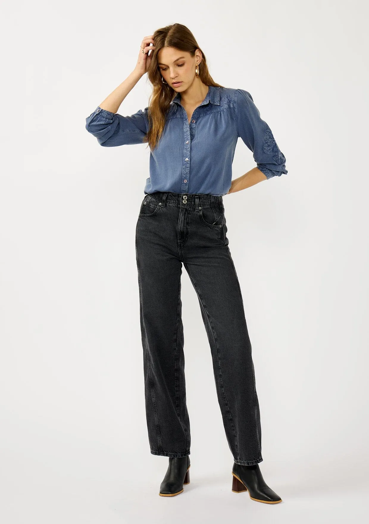 Lumira Embroidered Shirt sold by lovestitch product image thumbnail 2