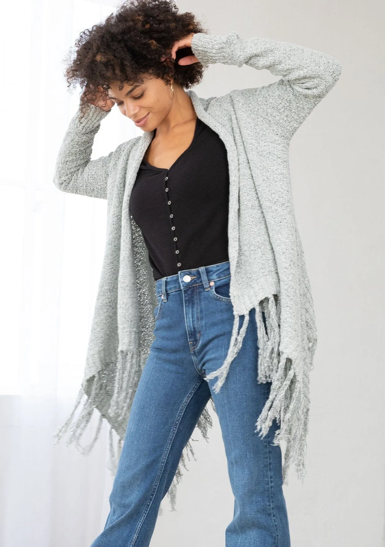 Alice Fringe Cardigan sold by lovestitch