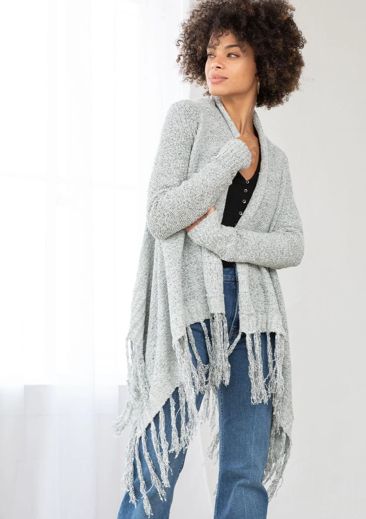 Alice Fringe Cardigan sold by lovestitch product image thumbnail 5