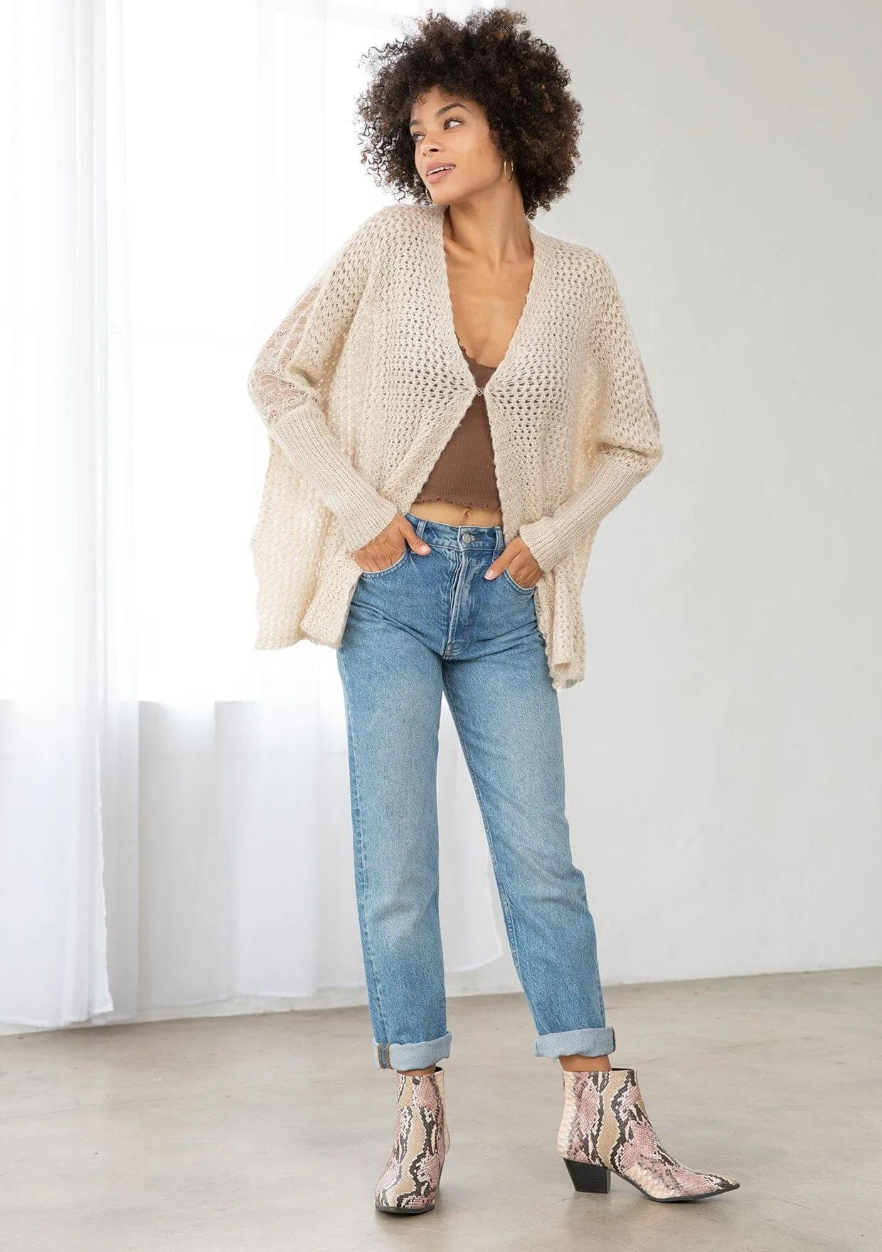 Cleo Lace Cardigan sold by lovestitch product image thumbnail 3