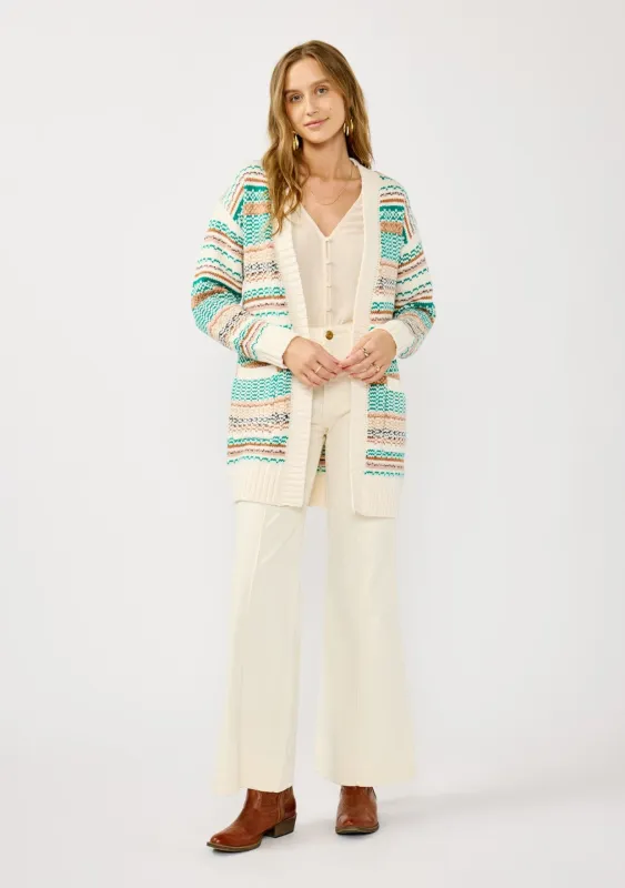 Erin Striped Knit Cardigan sold by lovestitch