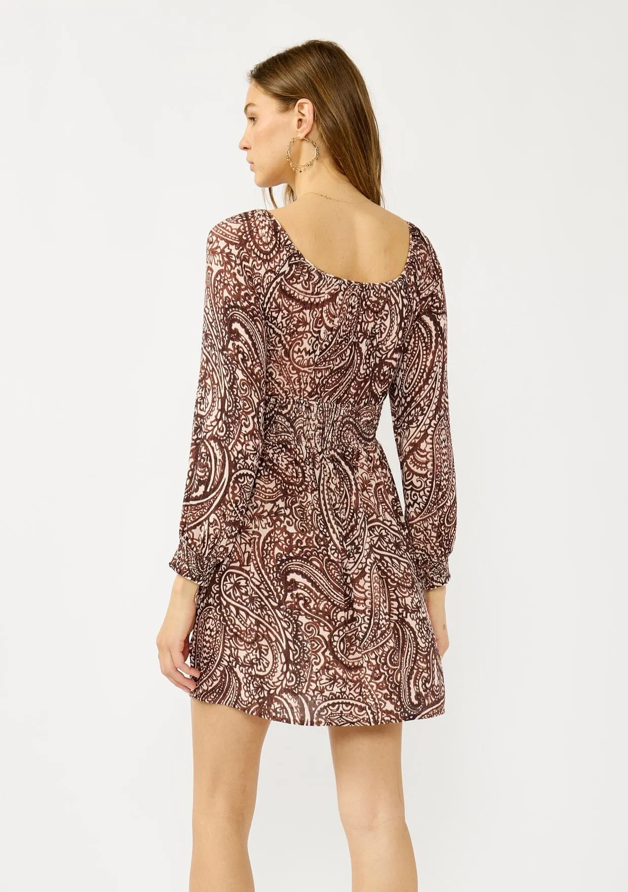 Sandswept Paisley Mini Dress sold by lovestitch product image thumbnail 2