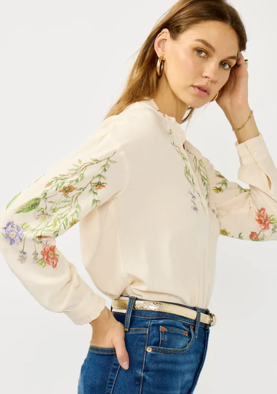Livia Floral Blouse sold by lovestitch