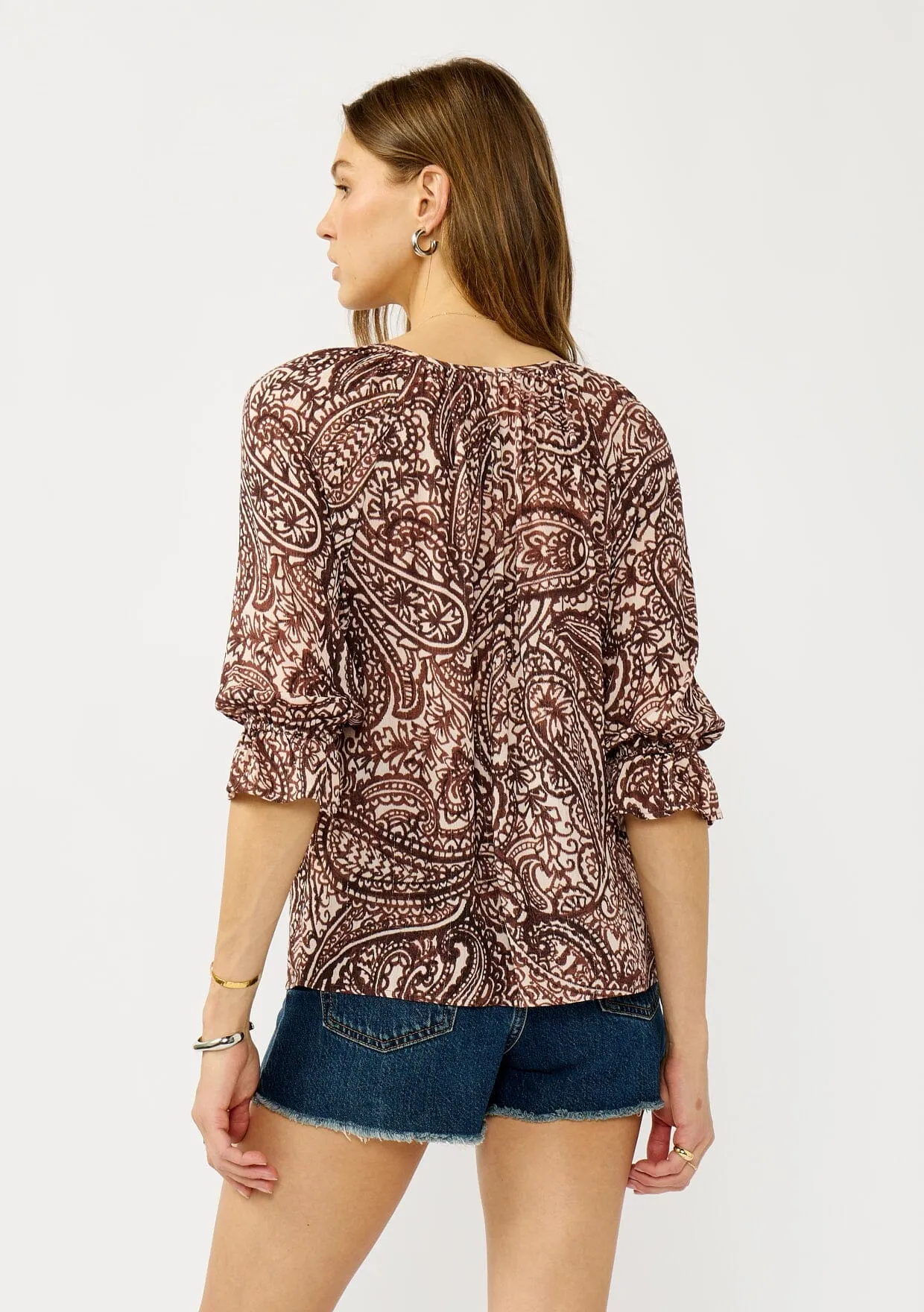 Sandswept Paisley Top sold by lovestitch product image thumbnail 3