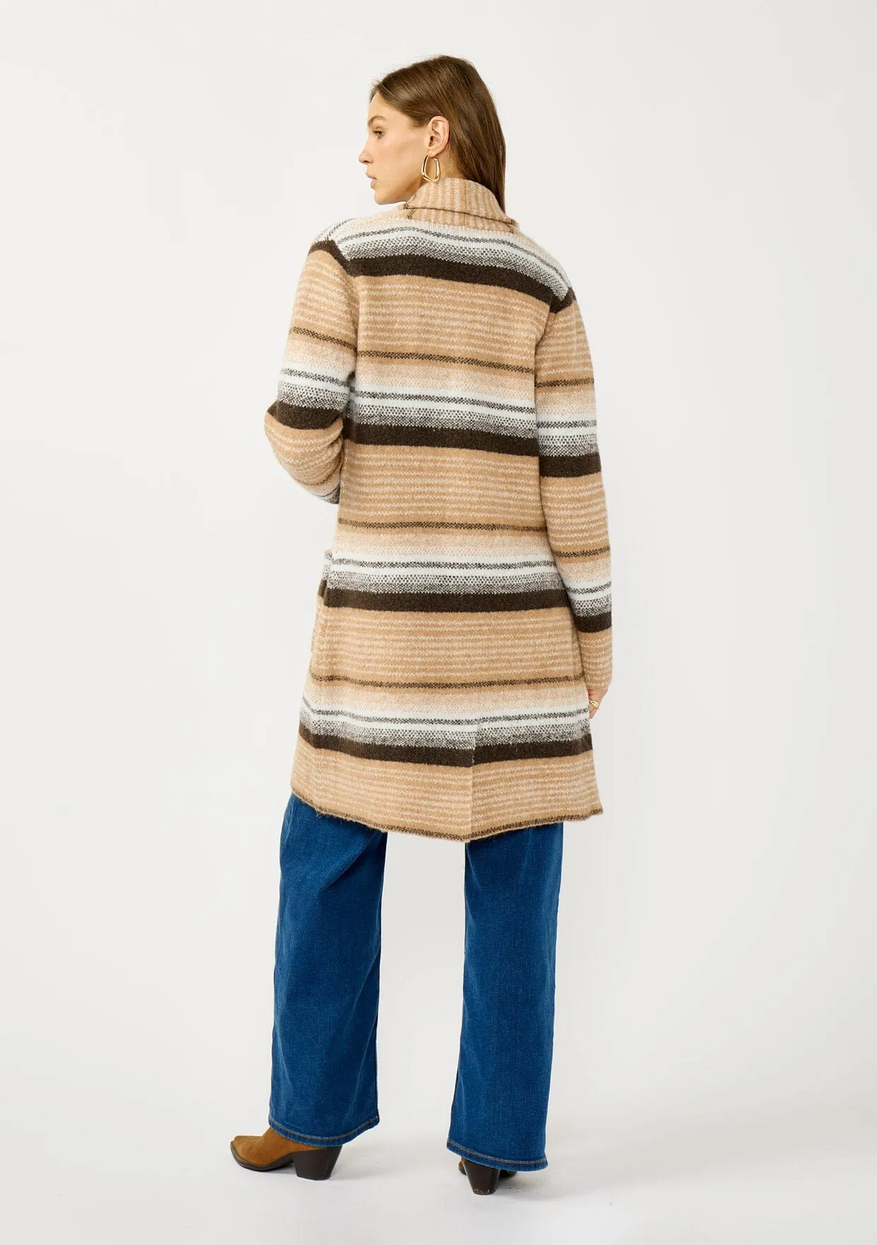 Tierra Striped Coatigan sold by lovestitch product image thumbnail 3