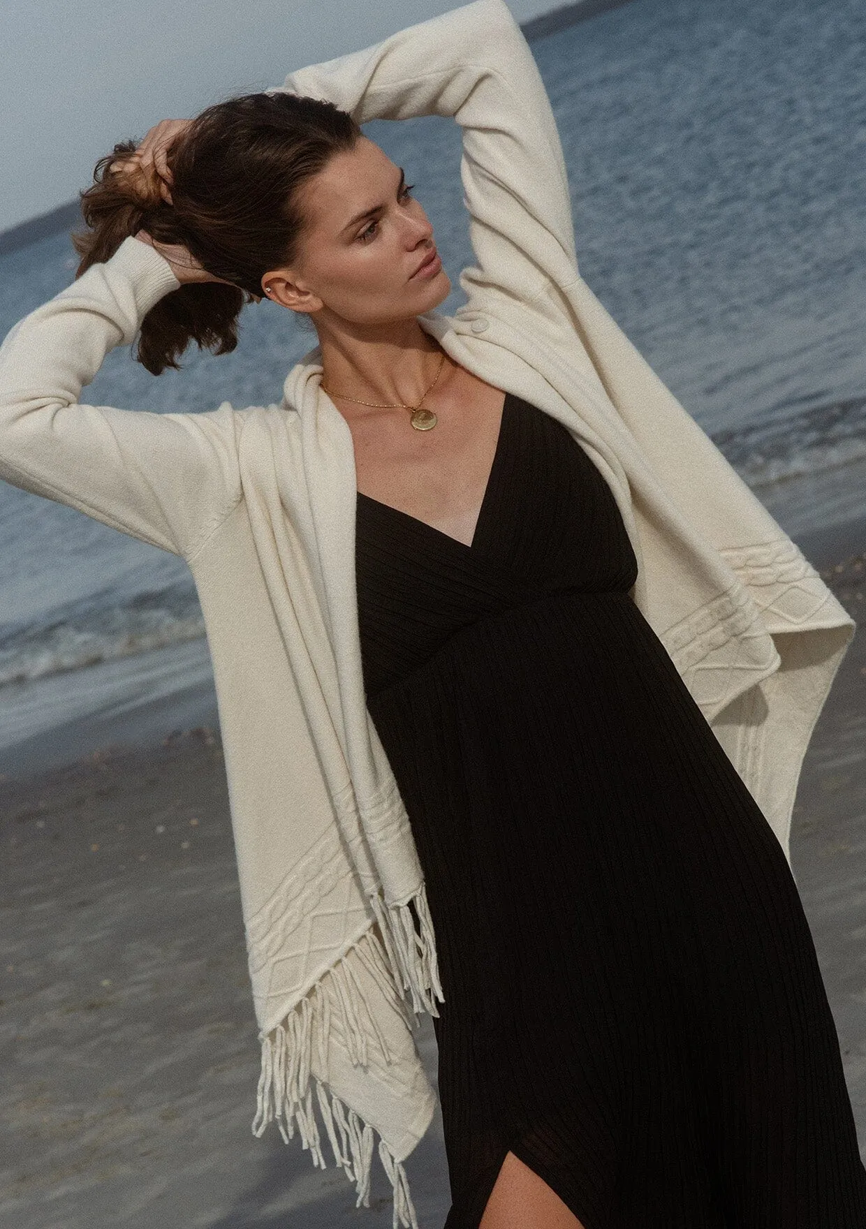 Clara Fringe Cardigan sold by lovestitch product image thumbnail 2