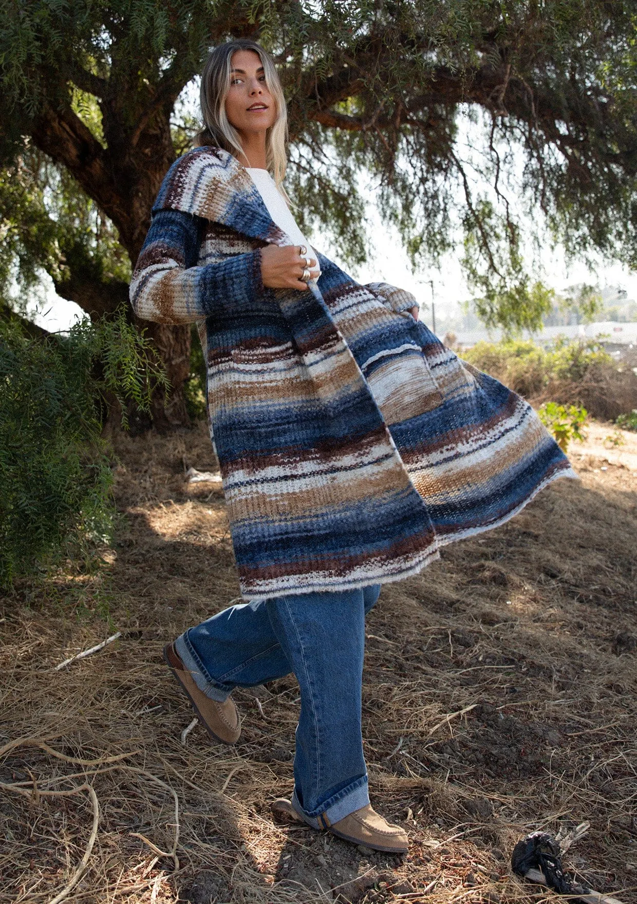 Ozzy Space Dyed Cardigan sold by lovestitch product image thumbnail 2