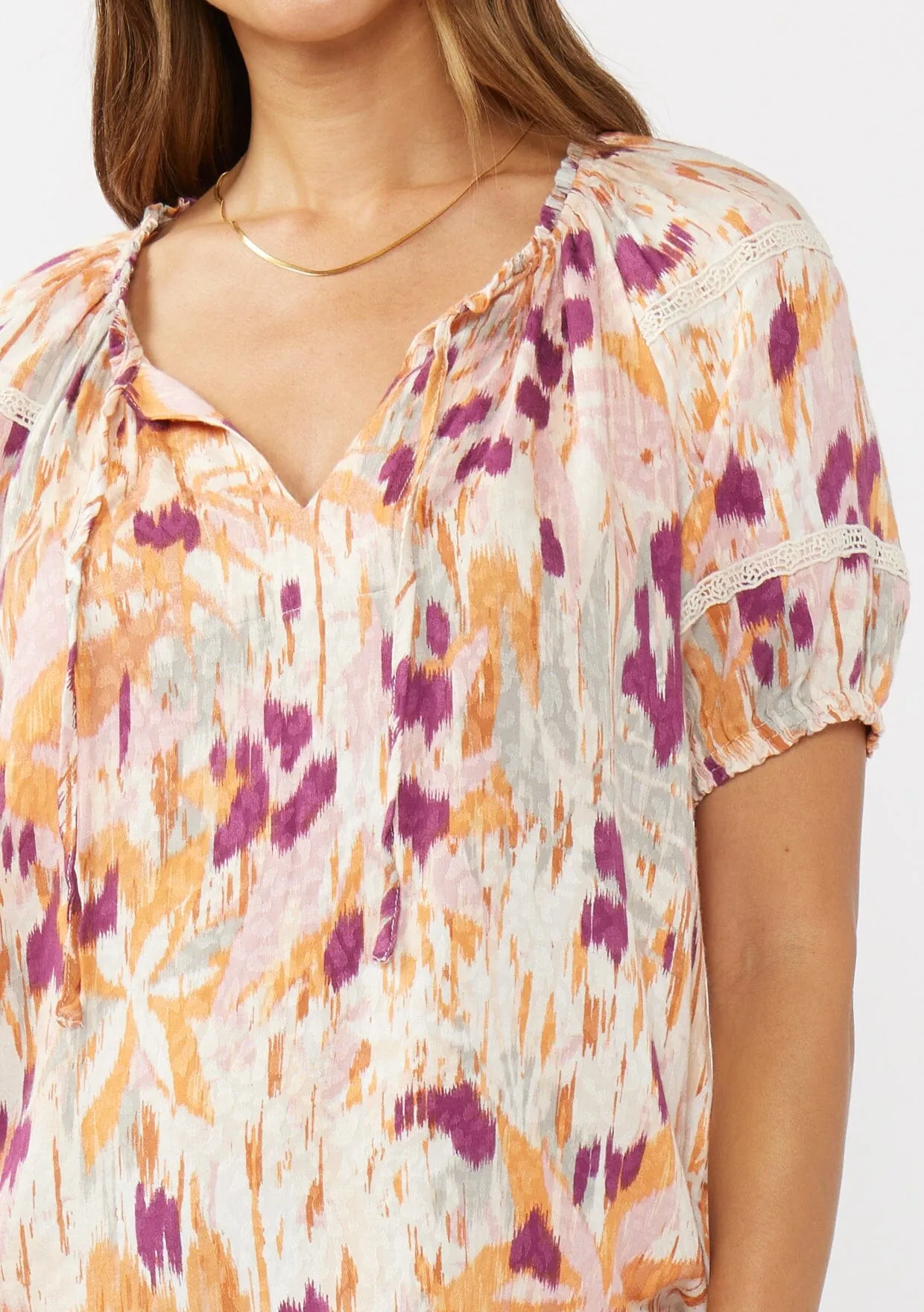 Terra Spice Floral Top sold by lovestitch product image thumbnail 4