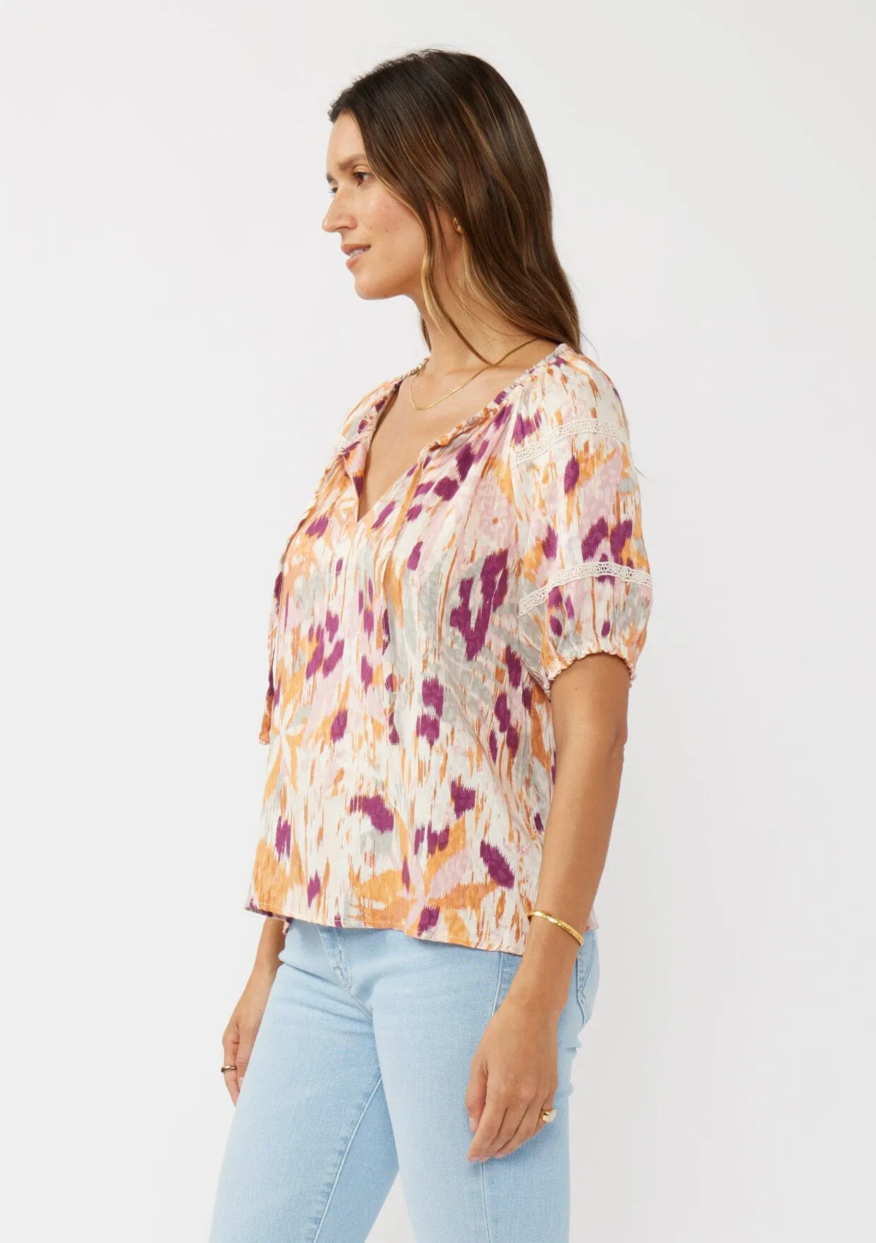 Terra Spice Floral Top sold by lovestitch product image thumbnail 2