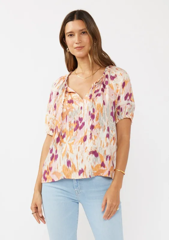 Terra Spice Floral Top sold by lovestitch
