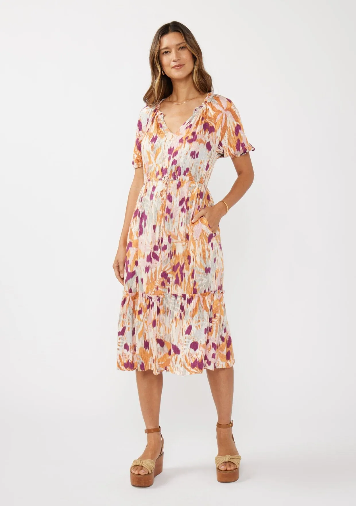 Terra Spice Midi Dress sold by lovestitch product image thumbnail 5