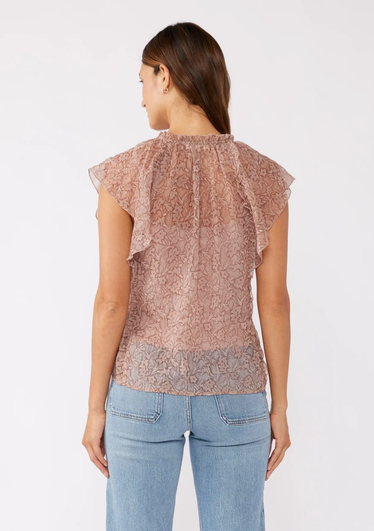 Emily Flutter Sleeve Top sold by lovestitch product image thumbnail 2
