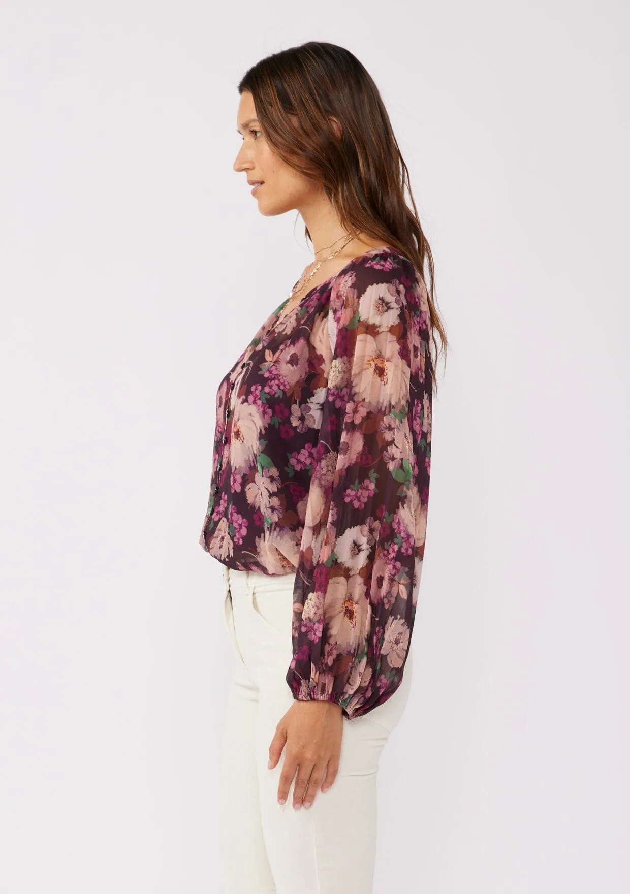 Lenni Floral Pleated Blouse sold by lovestitch product image thumbnail 2