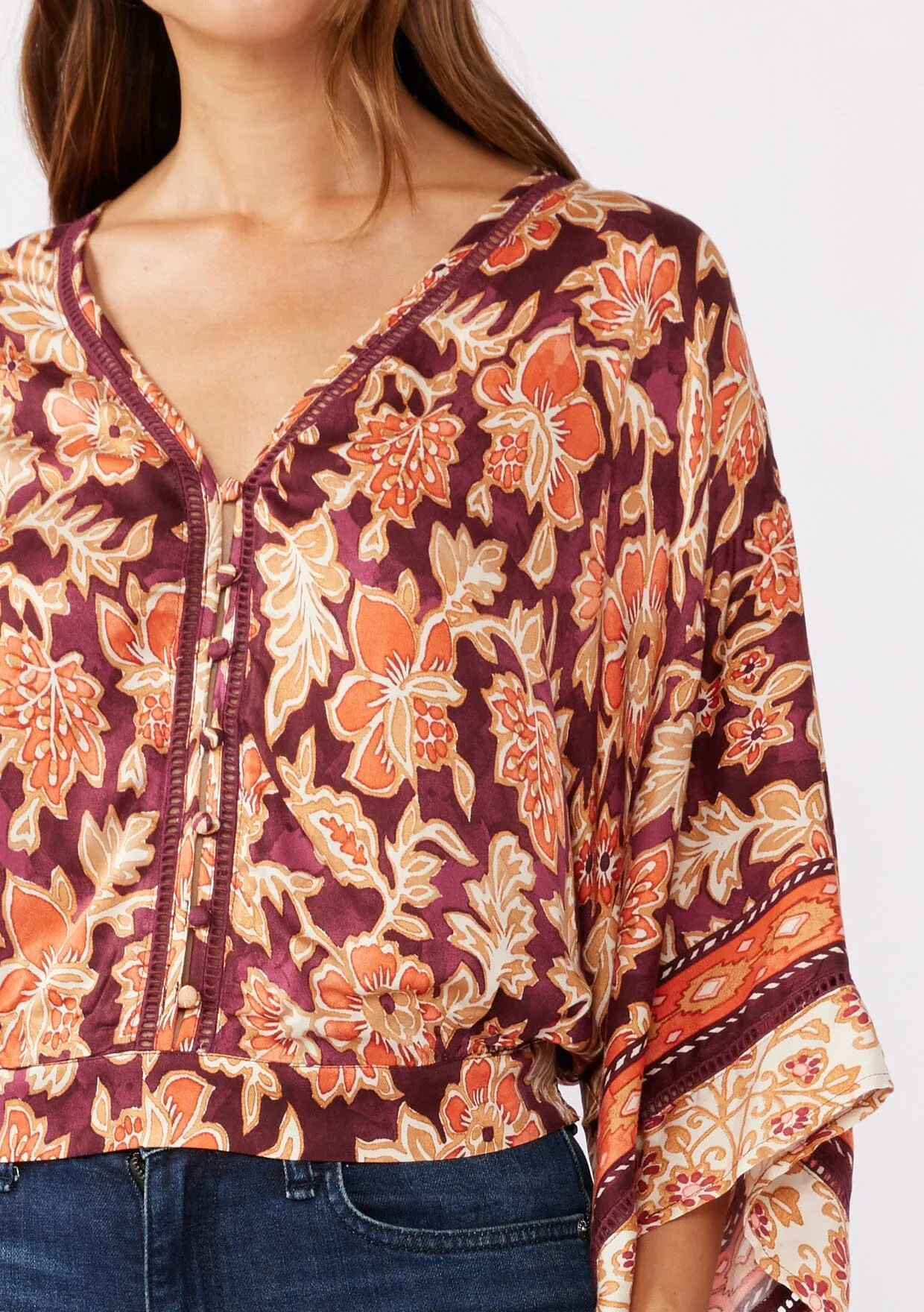 Amber Fields Kimono Sleeve Blouse sold by lovestitch product image thumbnail 5