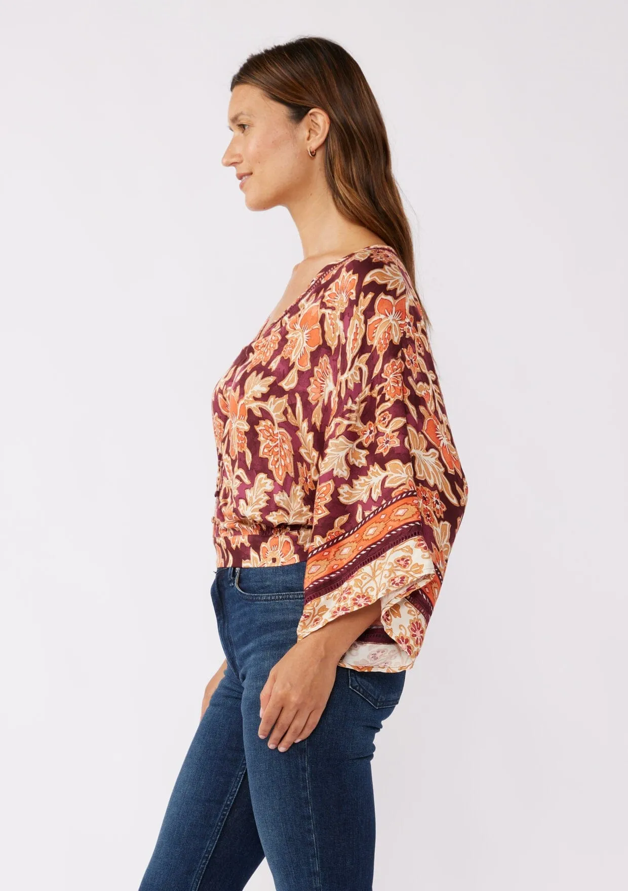 Amber Fields Kimono Sleeve Blouse sold by lovestitch product image thumbnail 3