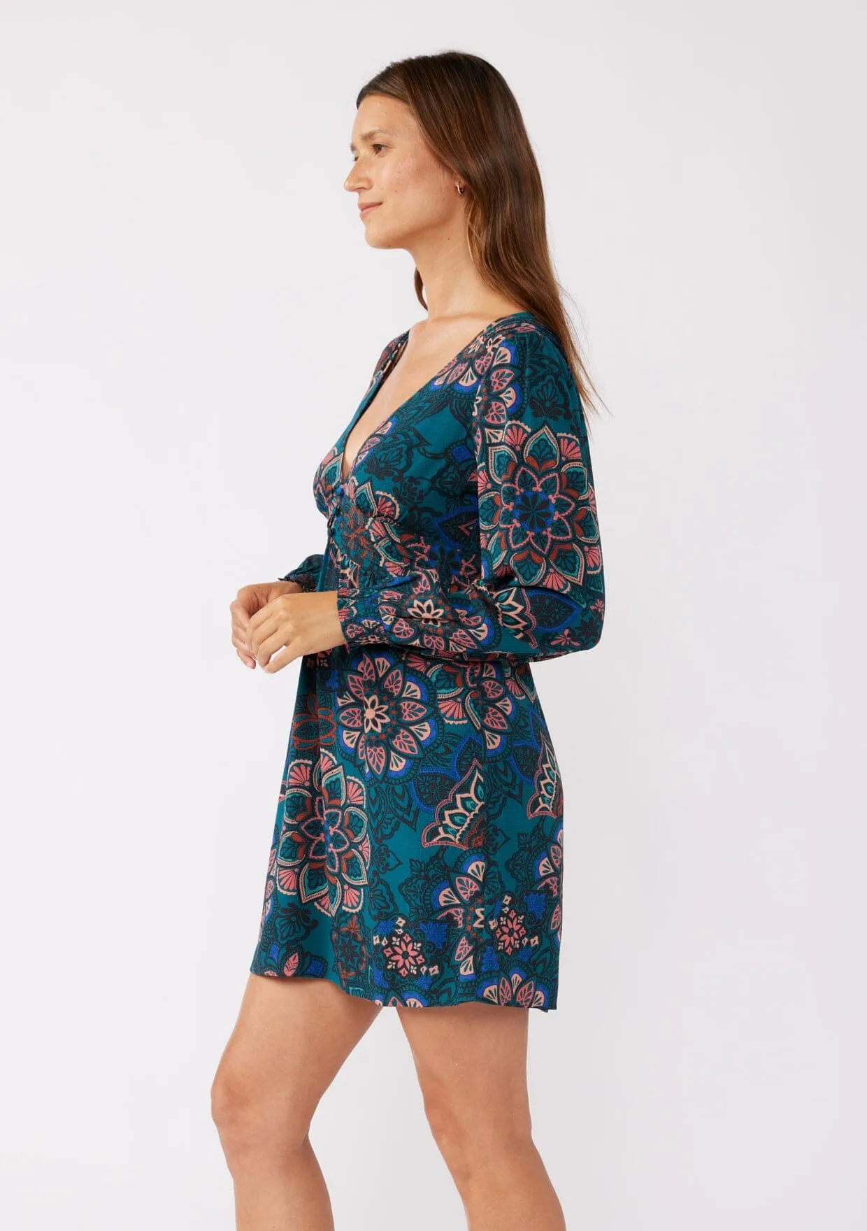 Floral Prism Mini Dress sold by lovestitch product image thumbnail 4
