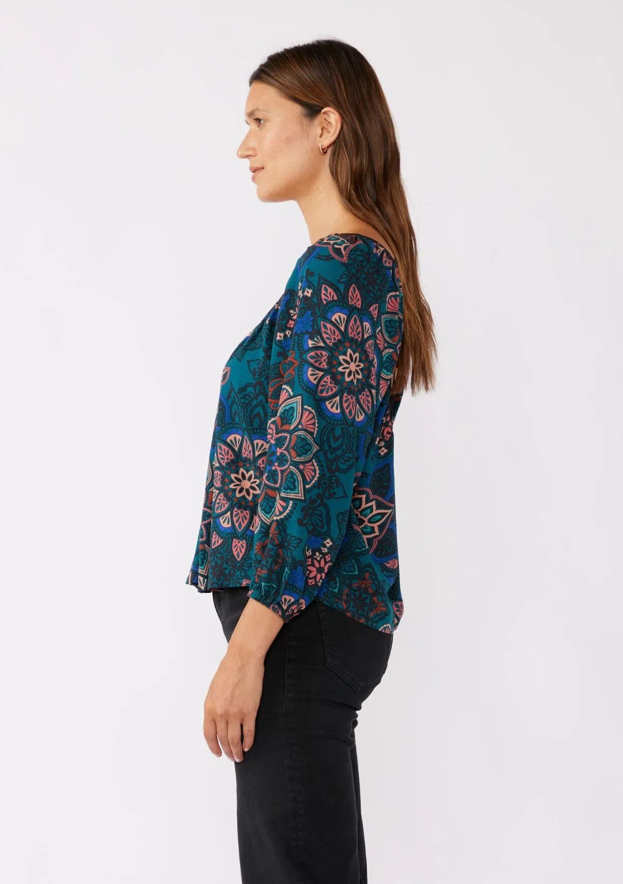 Floral Prism Blouse sold by lovestitch product image thumbnail 4