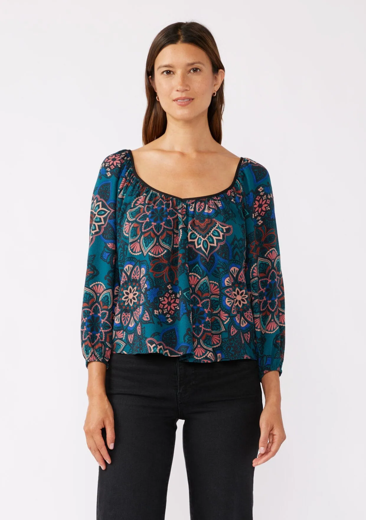 Floral Prism Blouse sold by lovestitch product image thumbnail 5