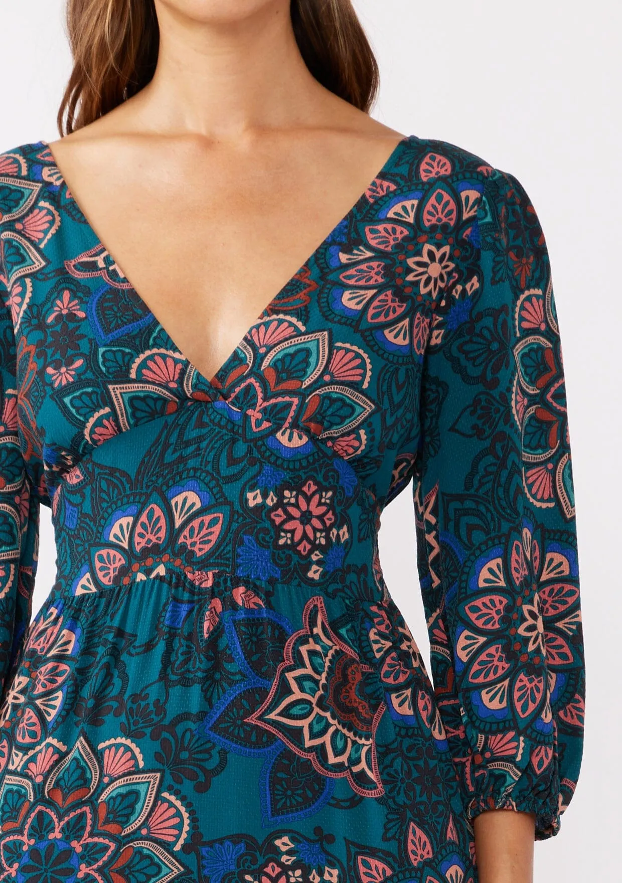 Floral Prism Midi Dress sold by lovestitch product image thumbnail 4