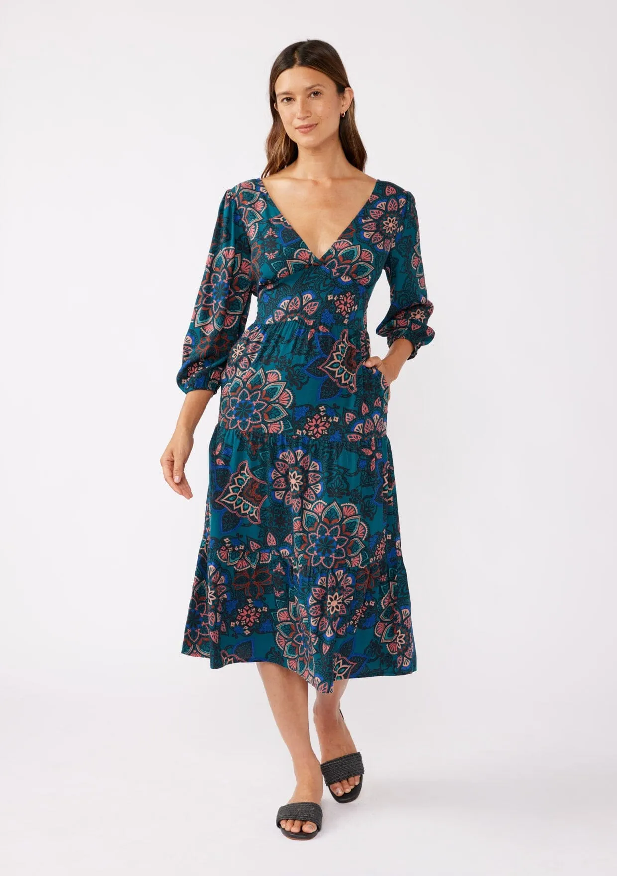 Floral Prism Midi Dress sold by lovestitch product image thumbnail 3