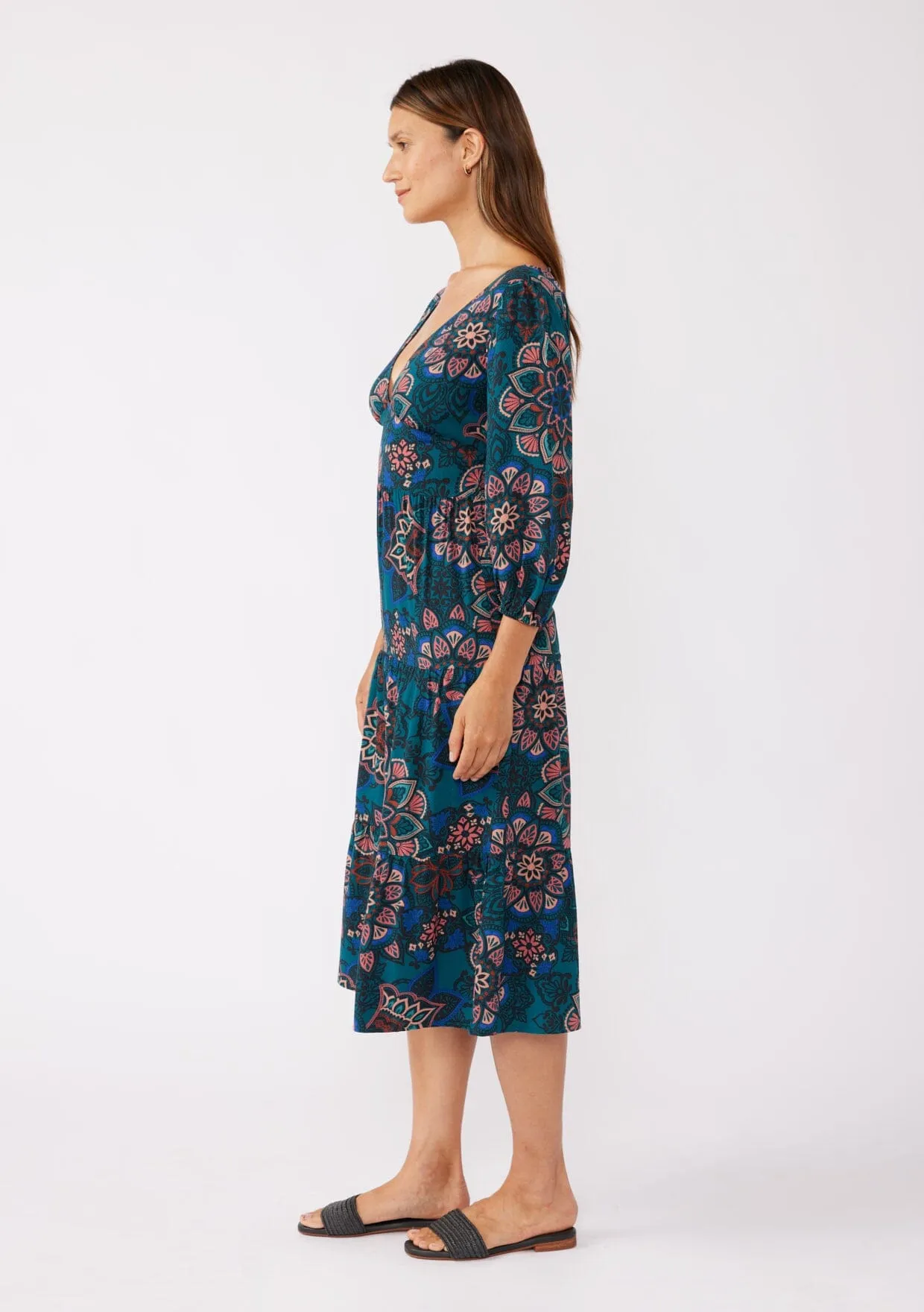 Floral Prism Midi Dress sold by lovestitch product image thumbnail 5