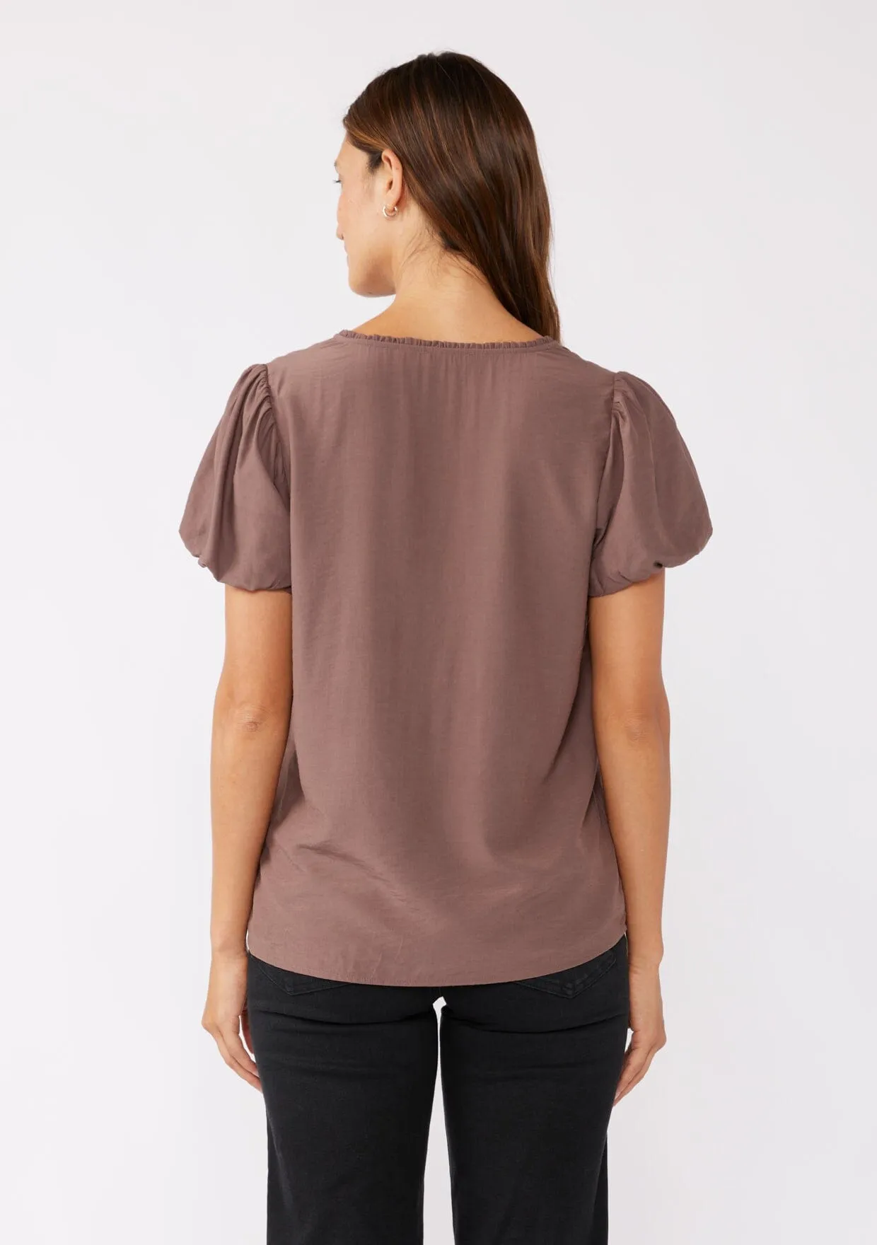 Julieta Bubble Sleeve Top sold by lovestitch product image thumbnail 3