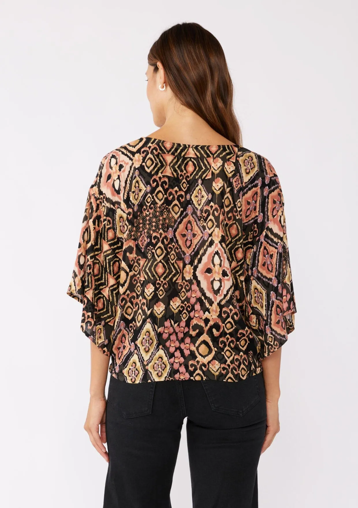 Shadow Canyon Tie Front Top sold by lovestitch product image thumbnail 3