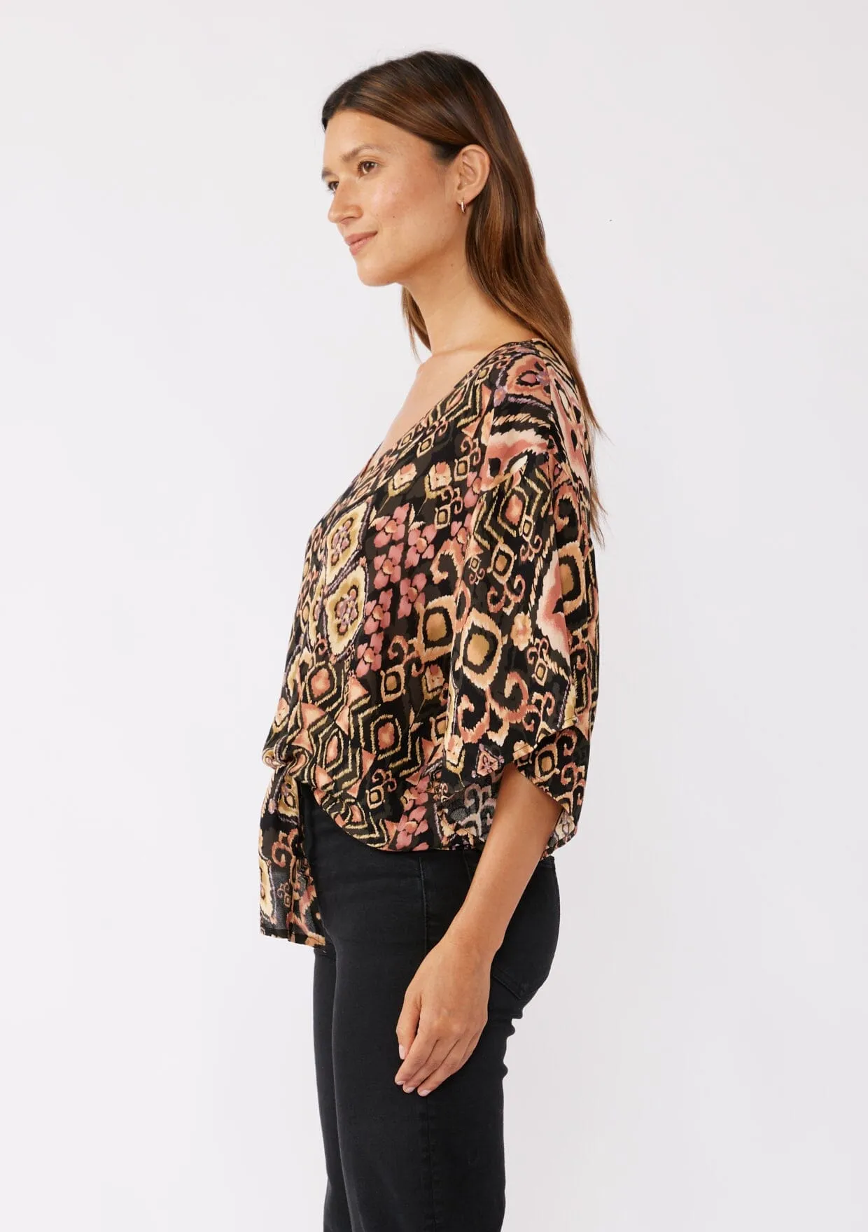 Shadow Canyon Tie Front Top sold by lovestitch product image thumbnail 2