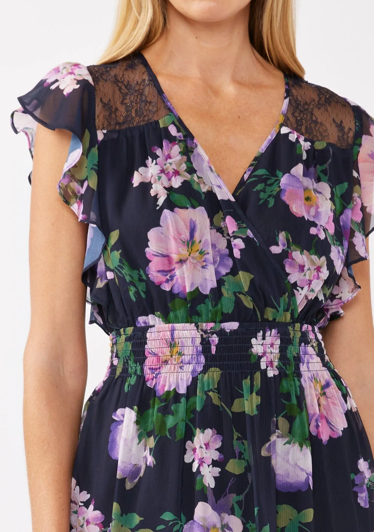 Flourish in Florals Mini Dress sold by lovestitch product image thumbnail 4