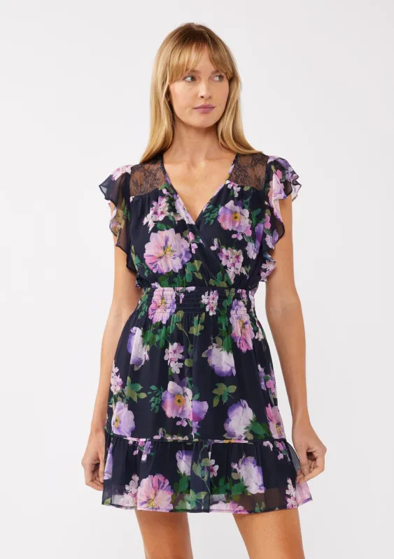 Flourish in Florals Mini Dress sold by lovestitch