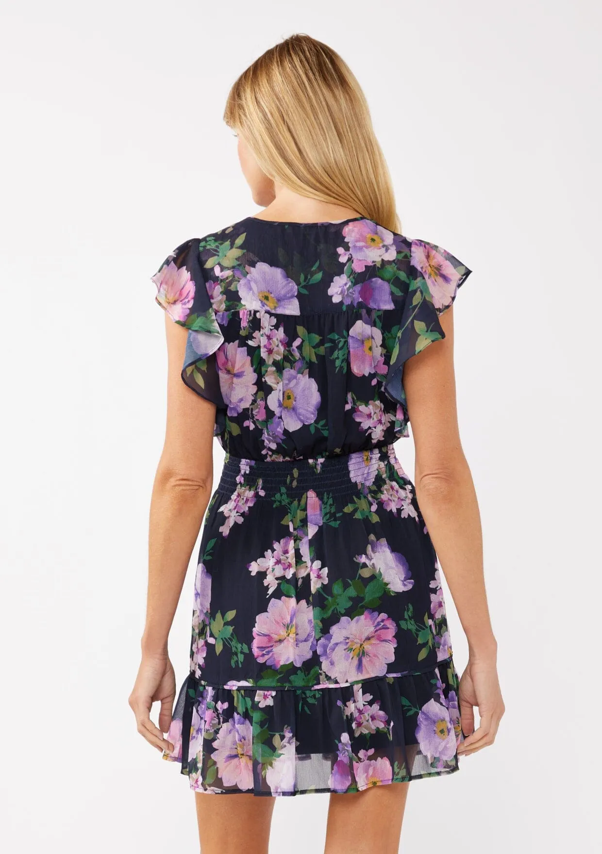 Flourish in Florals Mini Dress sold by lovestitch product image thumbnail 3