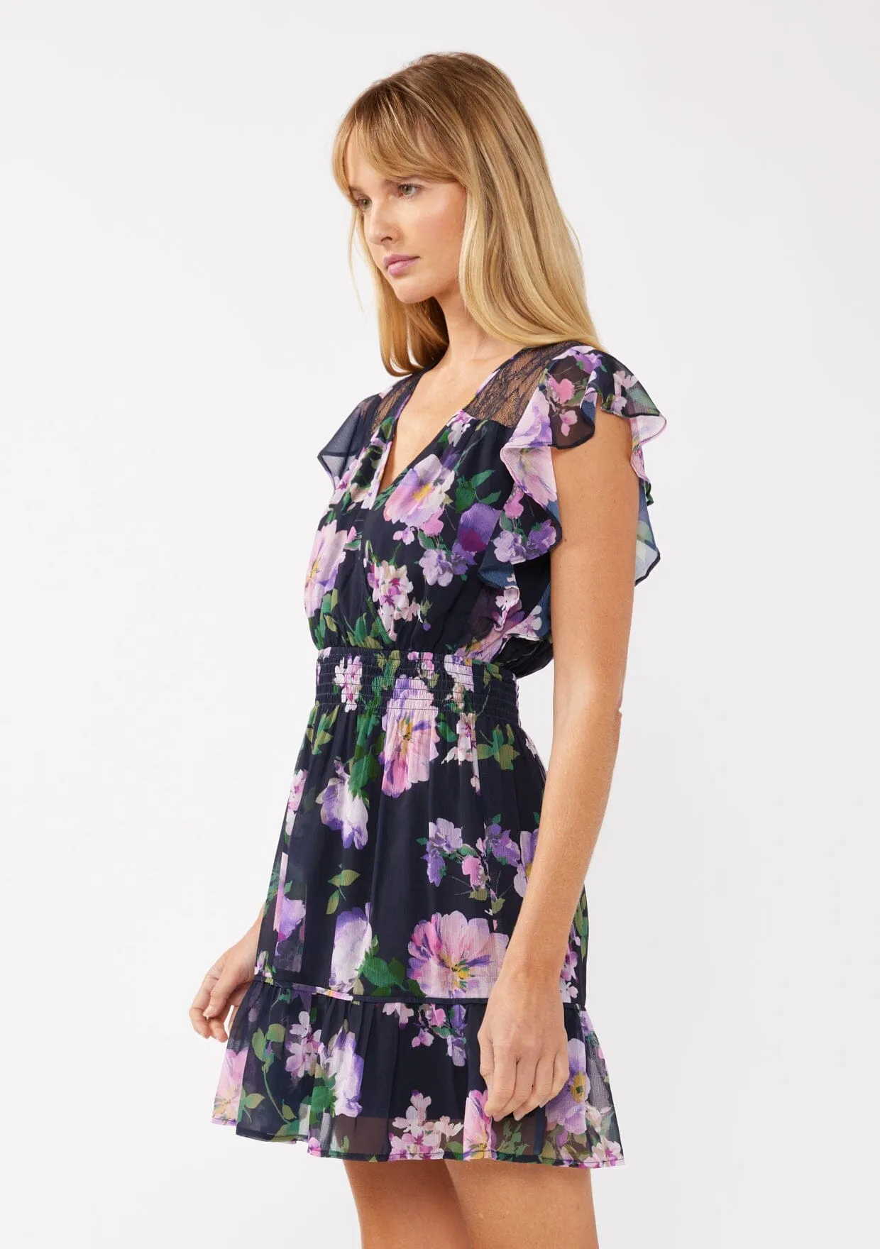 Flourish in Florals Mini Dress sold by lovestitch product image thumbnail 2