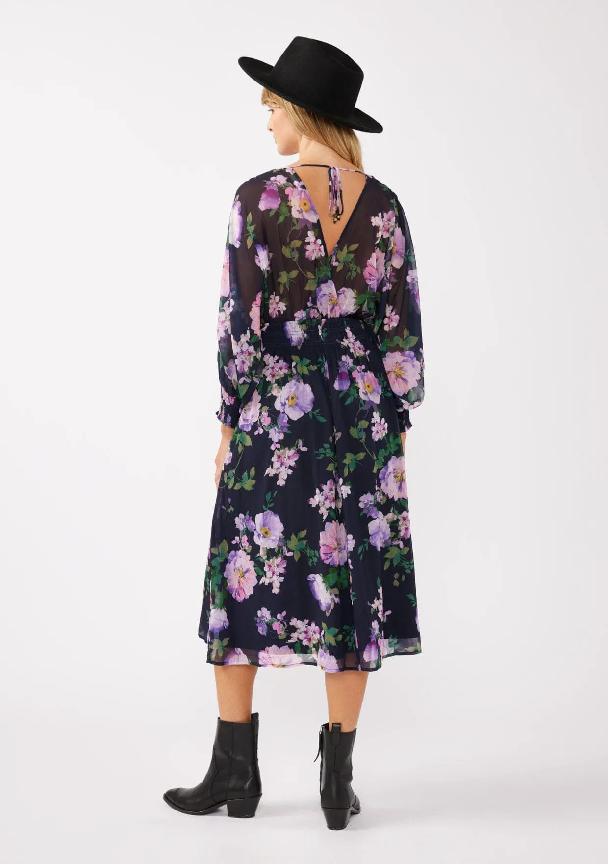 Flourish in Florals Midi Dress sold by lovestitch product image thumbnail 3