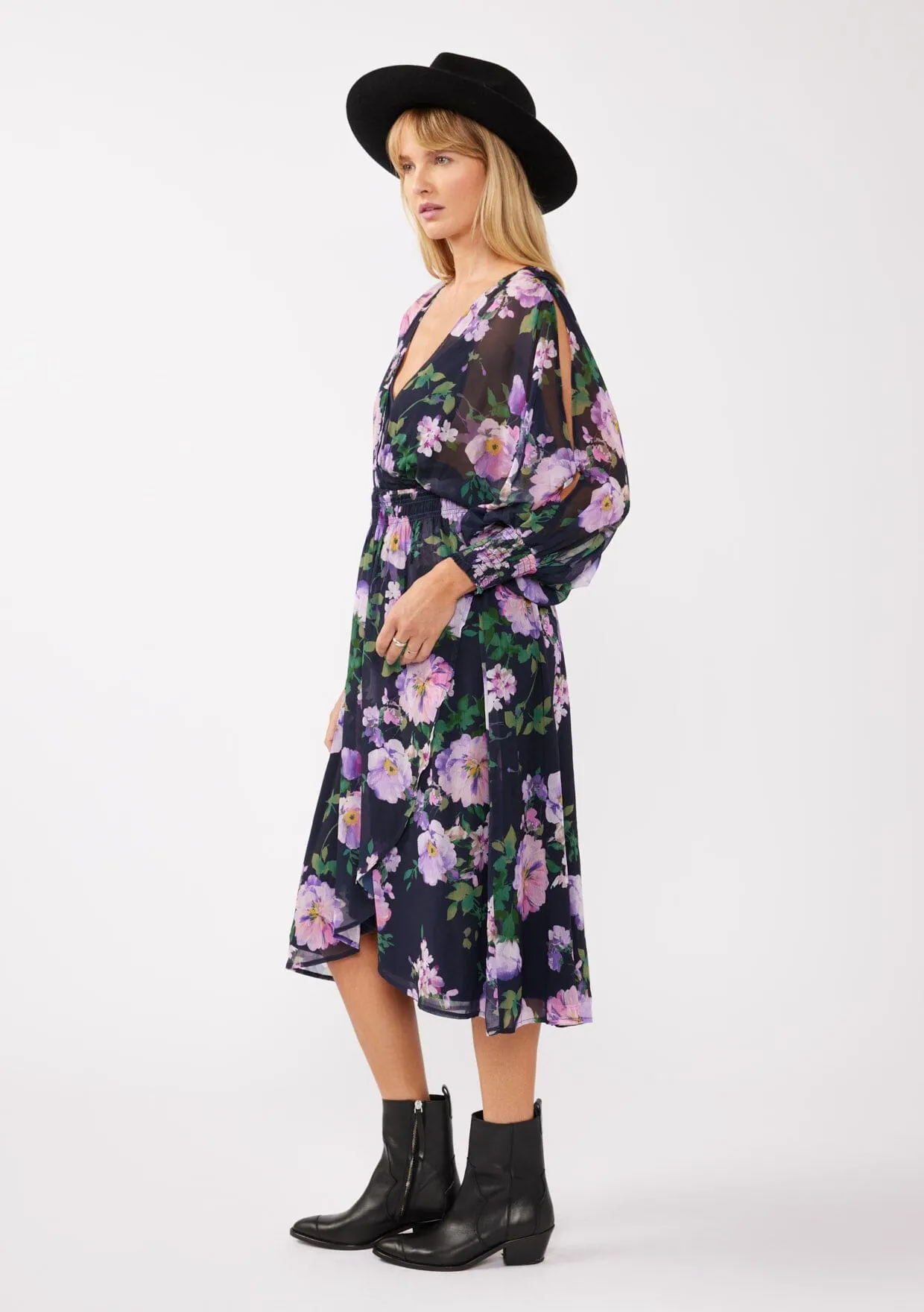 Flourish in Florals Midi Dress sold by lovestitch product image thumbnail 2